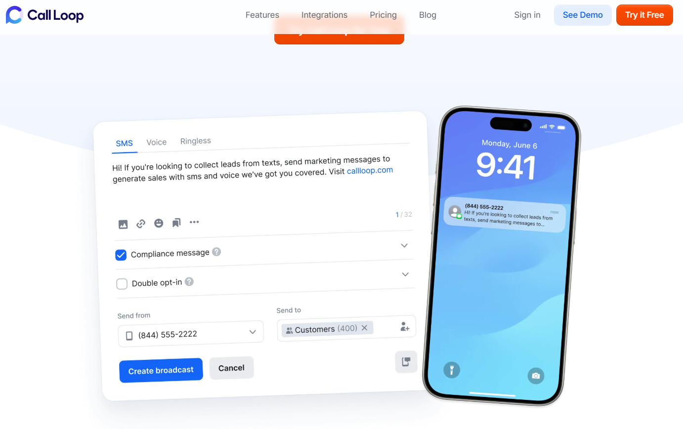 CallLoop Review (2026): The Ultimate SMS Marketing & Voice Broadcasting Platform + Exclusive Discount